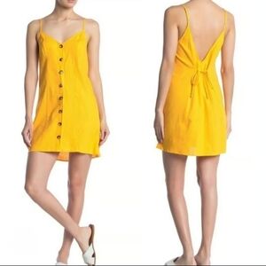 SMYM NWOT Remington Button Front Mini Dress L
